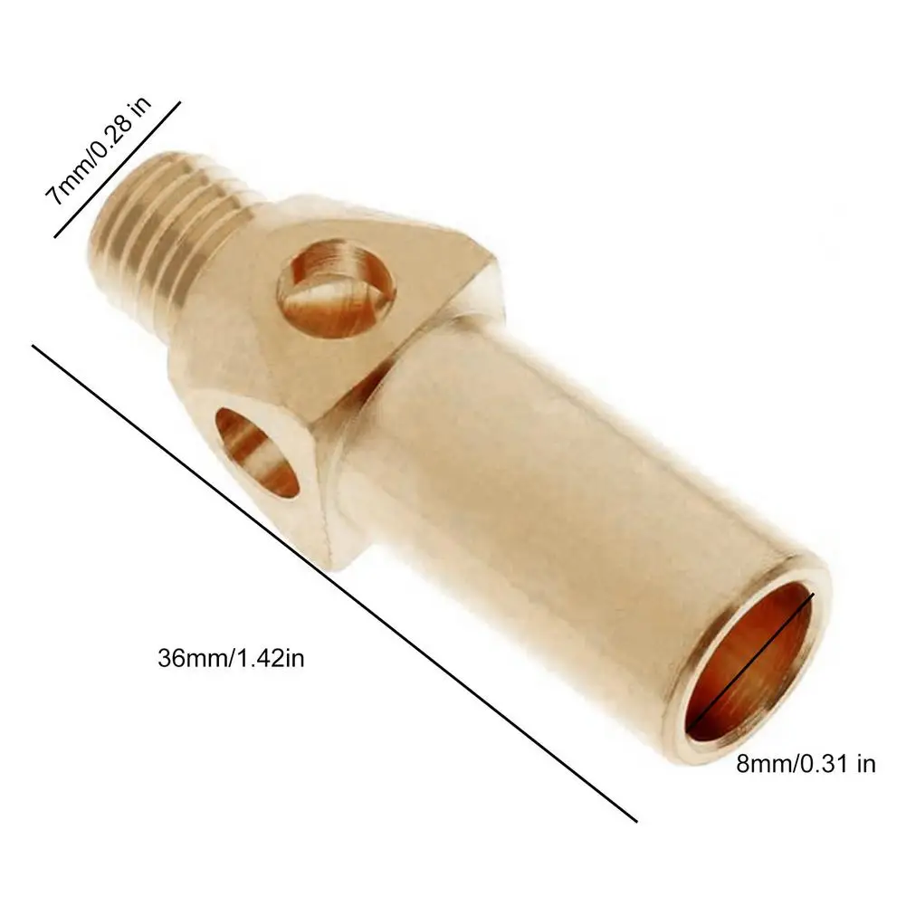 4 шт. латунная чугунная струйная горелка, латунные наконечники струйной горелки для пропана и природного газа, сменная горелка-Вок, газовая Форсунка для газовой горелки 10 20 32