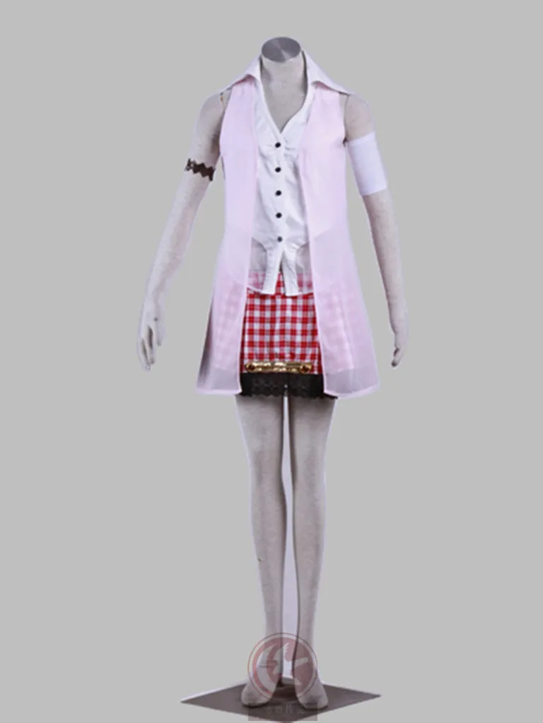 Игра Final Fantasy XIII FF13 Serah Farron, костюмы для косплея, костюмы на Хэллоуин для женщин/мужчин, взрослые, можно изготовить на заказ
