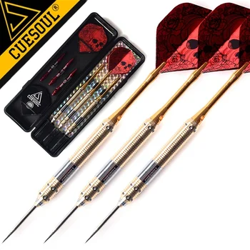 

CUESOUL Dragon Series dart 3PCS/SET Professional Darts Set Steel Tip and Red Laser Dart Flight(size 23g 25g 27g )