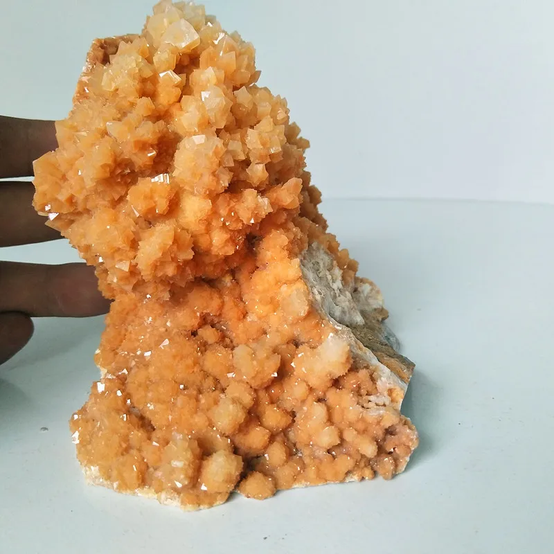 

Natural calcite crystal cluster stone flowers, home decoration crafts