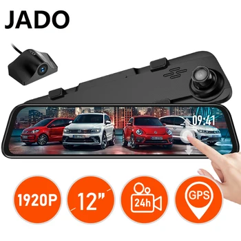 

JADO G840S Front 1296P Rear 1080P 12-inch Car Dvr Camera Lens Driving Video Recorder Dash Cam 24 Hours Car Rear View Camera