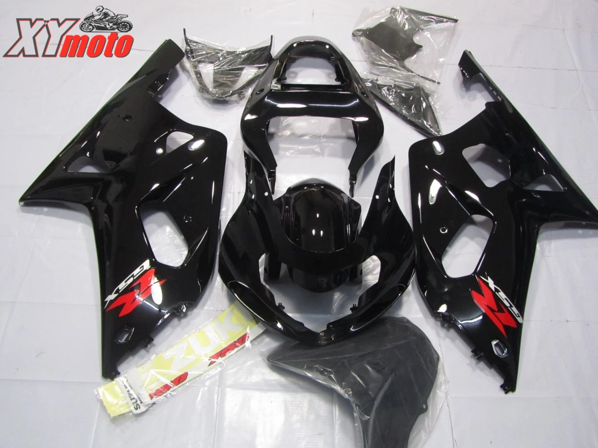 

Motorcycle Fairing Kit For Suzuki GSXR 600 750 K1 01 02 03 Injection ABS Fairings GSXR K1 2001-2003 Gloss Black Bodyworks