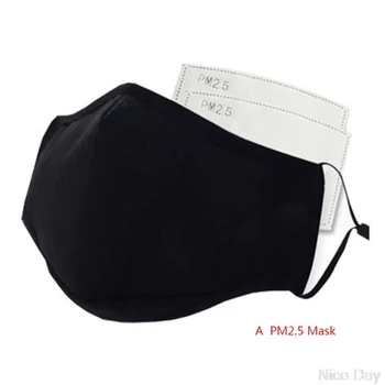 

10PCS Anti Pollution Mask Breathable Cotton Dust-proof Mouth Mask Replaceable Filter M21 20 Dropship