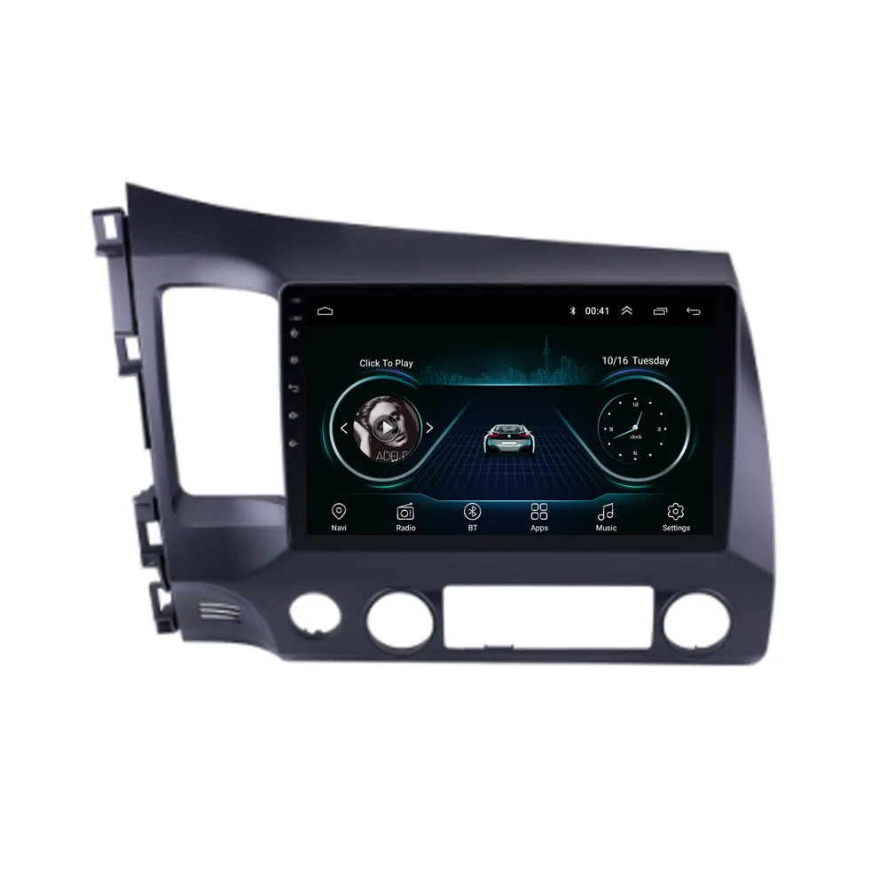 Четырехъядерный Android 8,1 Fit HONDA CIVIC 2008 2009 2010 2011 Мультимедиа стерео автомобильный dvd-плеер навигация gps радио