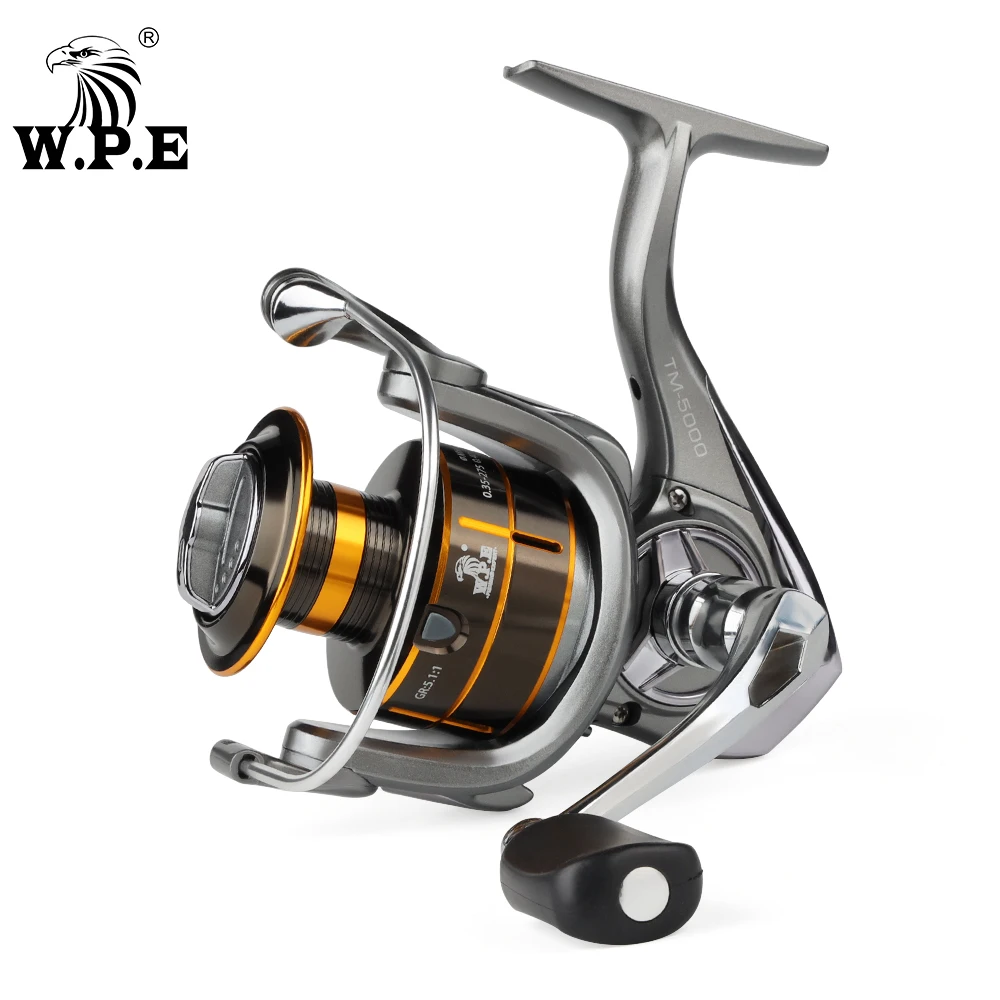 

W.P.E TOURAMENT2 Series 5.1:1 High Speed Pre-Loading Spinning Wheel with 3000-6000 Lefe and Right Handle interchargeable Reel