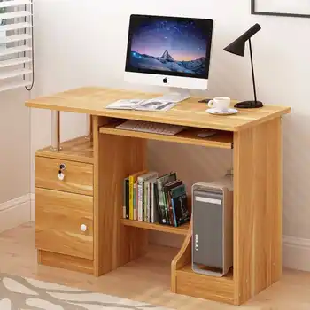 

Computerized Desktop Simple Home Student Desk Modern Bedroom Office Study Desk Space Saving Small Table