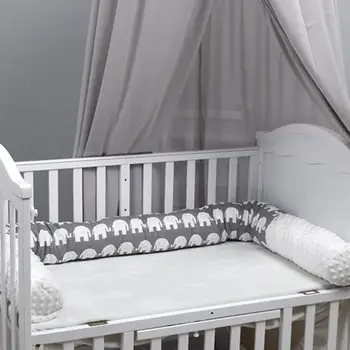 

2M Crib Bumper Safe Washable Baby Bedding Bumper Crib Standard Baby Mattress Lining Baby Bumper For Cribs