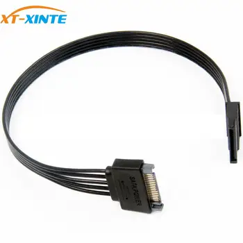 

XT-XINTE 20CM/30CM SATA 15Pin Male to Female Power Extension Cable HDD SSD Power Supply Cable SATA Power Cable for PC