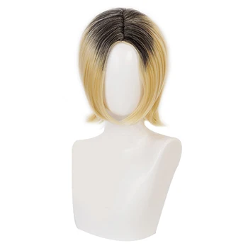

Anime Cosplay Wig Short Yellow Costume Play Wigs New