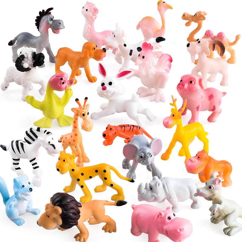 

Cartoon Dinosaur Toy Insect Plastic Soft T-Rex Brachiosaurus Stegosaurus Children Men And Women Animal Model Set