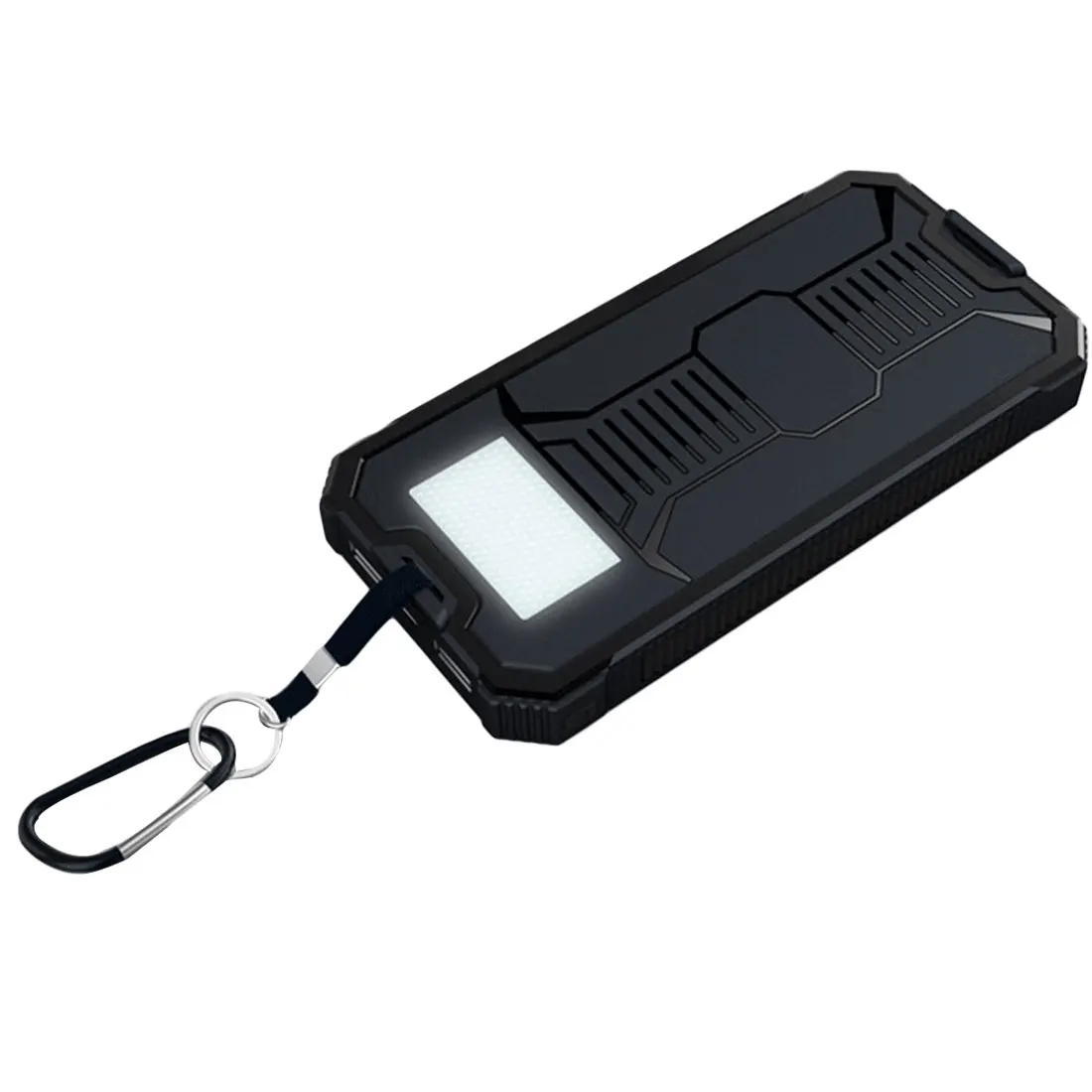 pebble power bank Waterproof Solar Power Bank Waterproof 80000mAh USB Port External Charger Suitable for Smart Phone Power Bank with LED Light usb power bank Power Bank