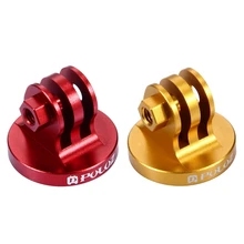 PULUZ 2 uds para Go Pro accesorios videocámara adaptador de montaje de trípode para GoPro HERO5 4 Sesión 4 3 + 3 2 1, Xiaomi Yi, SJ4000, SJ5000(China)