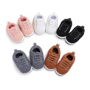 

Winter Baby Shoes Thick Warm Soft Baby Girls Shoes First Walkers Fleece Infant Toddler Shoes Boys Girls Shoes Prewalker