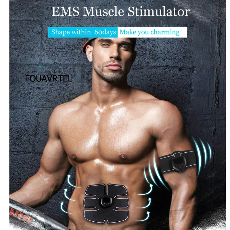 

Body Slimming Massager Electric Ems Muscle Stimulator Usb Abdominal Trainer Machine Gym Equipment Exercise Machine Workout