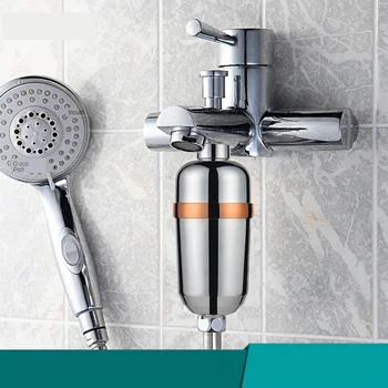 

2019 bath water purifier household shower filter water purification dechlorination and heavy metal removal mini water filter