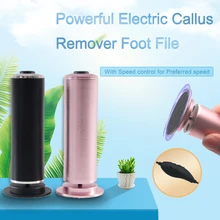 Электрическая пилка для ног, инструмент для педикюра, средство для удаления мозолей и кожуры для быстрого удаления сухих ног, регулируемая скорость омертвевшей кожи, 60 шт. наждачная бумага