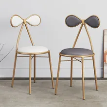 Скандинавский туалетный барный стул креативный современный золотой бытовой рекреационный стул Различные цвета собрать