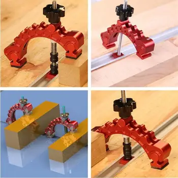 

Wood Fixing Clamping Woodworking Table Fixed Platen Clamping Aluminum with Adjustable Angle Conveninently and Simple