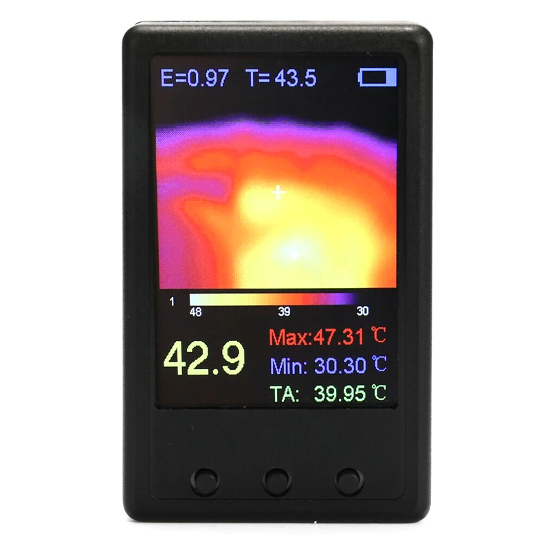 

Handheld Thermograph Camera Infrared Temperature Sensor Portable Digital Thermal Imager BJStore