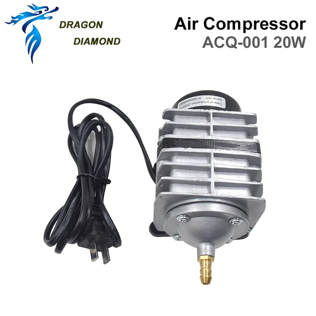 20W Co2 Air Compressor Pump 25Lpm Laser Engraver Electrical Magnetic Pump For Co2 Cutting Machine ACQ-001 6