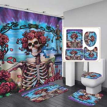 

Halloween Decoration,Skull,Skelton,Flowers,Curtains for Bathroom Shower,Bedroom,Window,Wall,Restaurant,Bar,Canteen,Gifts