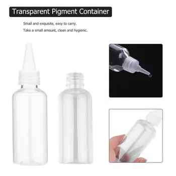 

1 Set 30pcs Durable Pointed Lids Compact Transaprent Lightweight Storage Container 60ML Bottle Pigment Cosmetic