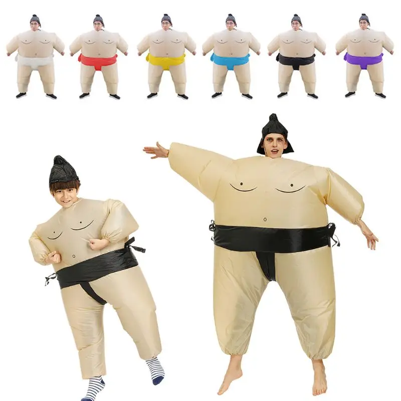 Костюм борца сумо надувной костюм Blow Up наряд косплей Хэллоуин карнавальные вечерние платья для девочек мальчиков мужчин и женщин