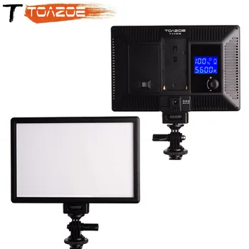 

TOAZOE T119S LED Video Light Ultra thin LCD Bi-Color & Dimmable DSLR Studio LED Light Lamp Panel for Camera DV Camcorder
