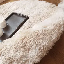 Противоскользящие лохматые гостиничные 180x100 см, для спальни, на полу, крашеные пушистые коврики, теплые разноцветные коврики, для дивана, для столовой