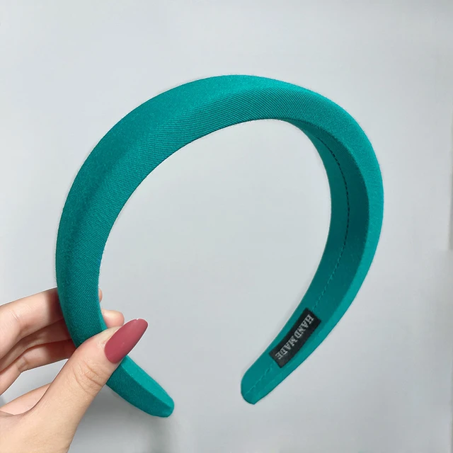 New Padded Headbands Women Wide Bezel Hairbands Thick Velvet Hair Hoop Girls Sponge Non-slip Hairband Fashion Hair Accessories 4