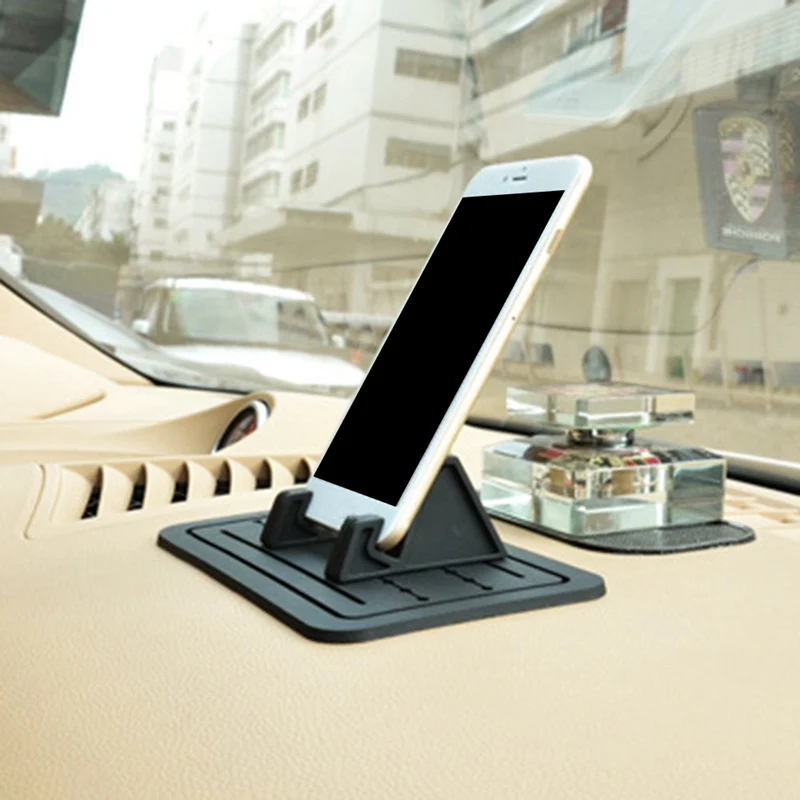 Car Holder Mobile Phone Holder Stand GPS Silicone Anti Slip Mat Desktop Stand Bracket For iPhone X 8 7 Samsung Note 9