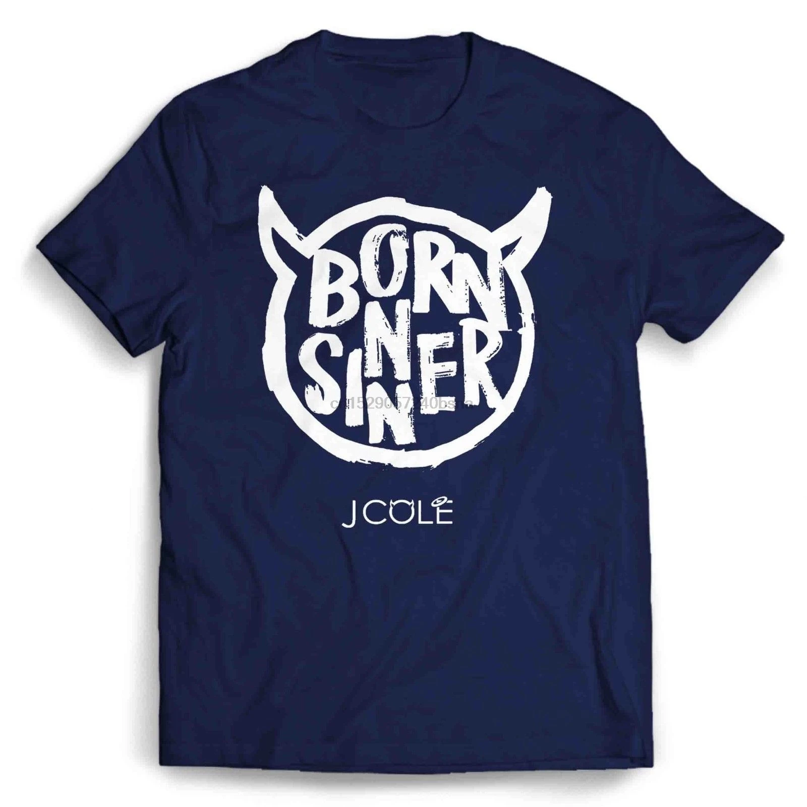 J Cole Born Sinner логотип мужская футболка Новое поступление мужские футболки