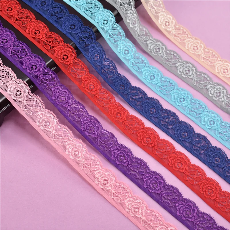 Lace Fabric Stretch Elastic Lace Ribbon Embroidered Sewing Clothing Underwear Accessories
