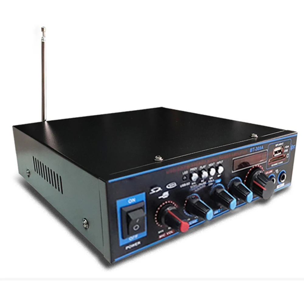 800 Вт 12 В 220 В HIFI 2CH автомобильный аудио стерео усилитель мощности Bluetooth FM радио домашний кинотеатр усилители музыкальный сабвуфер звуковая система