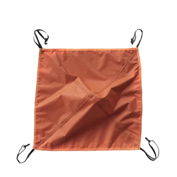 

Outdoor Camping Replacement Tent Skylight Top Cap Rain Proof Protection Roof Vent Cover Top Canopy(Orange)