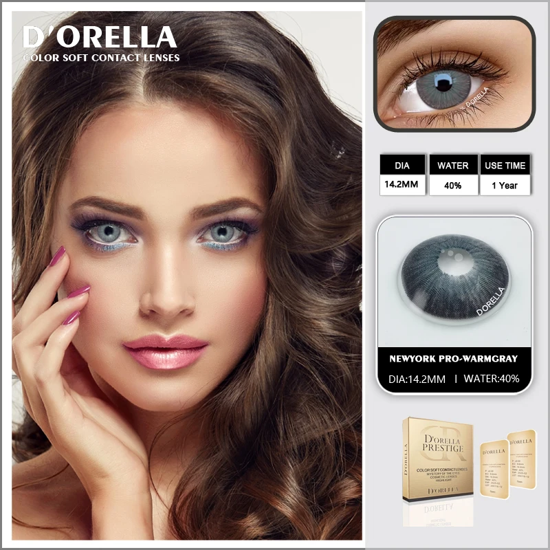 D'ORELLA 1 пара (2 шт.) фруктовой серией для продажи цветные контактные линзы глаз