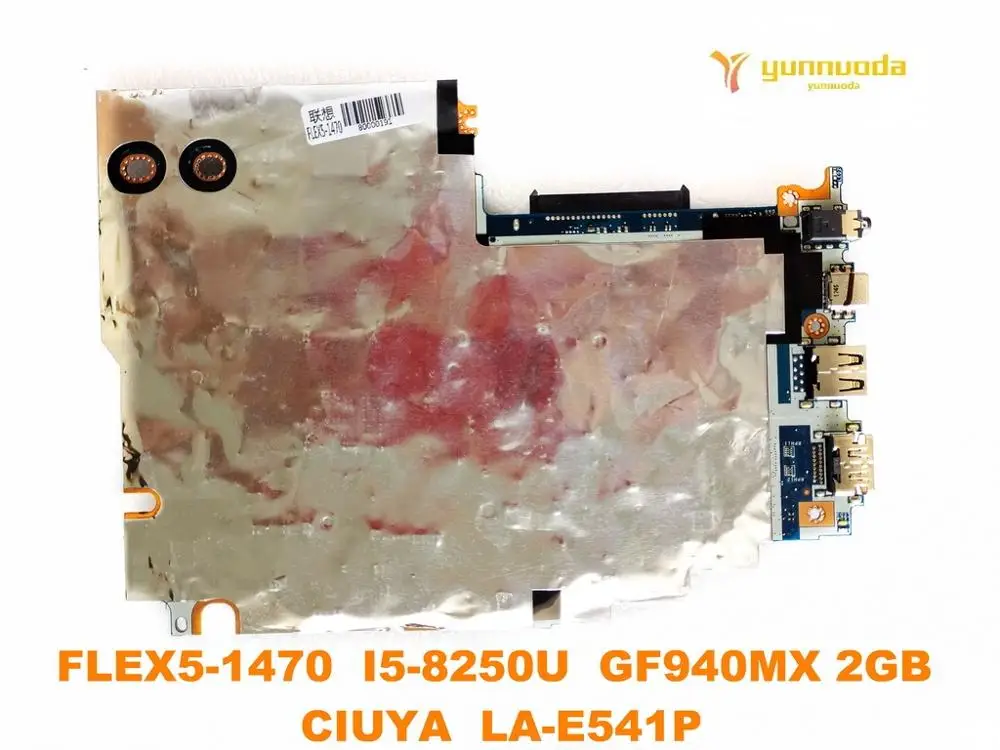 Для lenovo FLEX 5-1470 Материнская плата ноутбука FLEX5-1470 I5-8250U GF940MX 2GB CIUYA LA-E541P протестирована хорошая