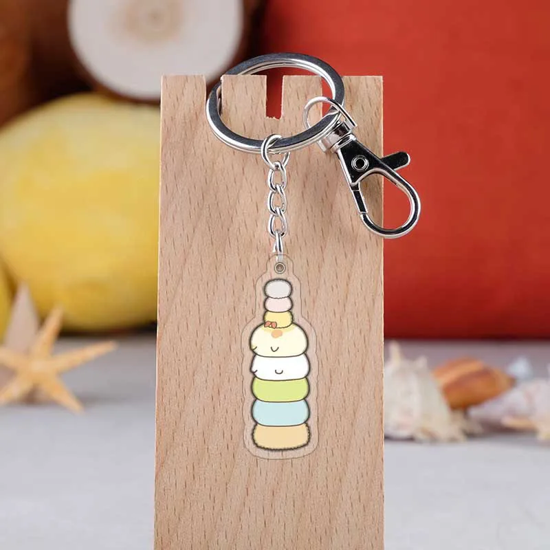 Sumikko Gurashi брелок с милым животным Sumikko Gurashi акриловый брелок с подвеской - Цвет: H37