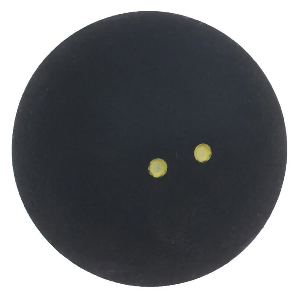 Круглый Спорт сквош мяч Низкая скорость 4 см резиновый инструмент профессиональный плеер отскок два с желтыми точками прочный небольшой эластичность обучение