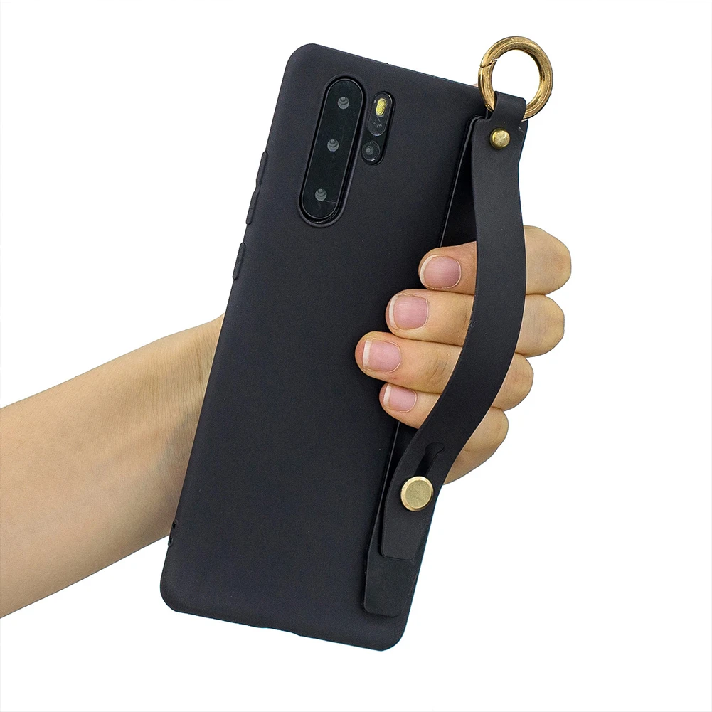 Силиконовый чехол с ремешком на запястье для samsung Galaxy Note 10 Plus ультратонкая мягкая