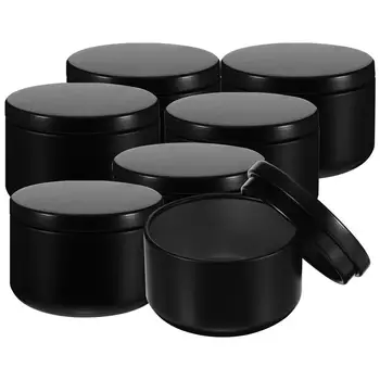 Round Candle Tins Storage Jar Box Tea Jars Gifts Small Lid DIY Scented Candeles Making Containers 1