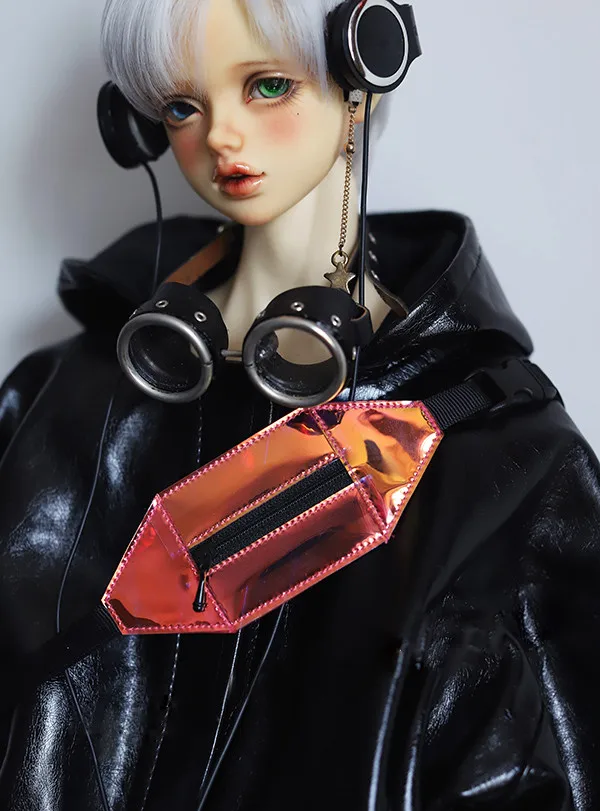 Bjd. DD аксессуары для кукол и реквизит подходят для 1/3 1/4 1/6 MSD размеры модные персонализированные мини лазерный оливково-сумка - Цвет: B