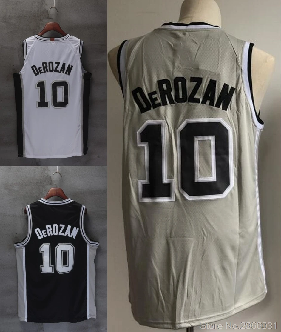 Мужская Высокая Школьная майка сшитая Размер S-XXL DeMar DeRozan 10