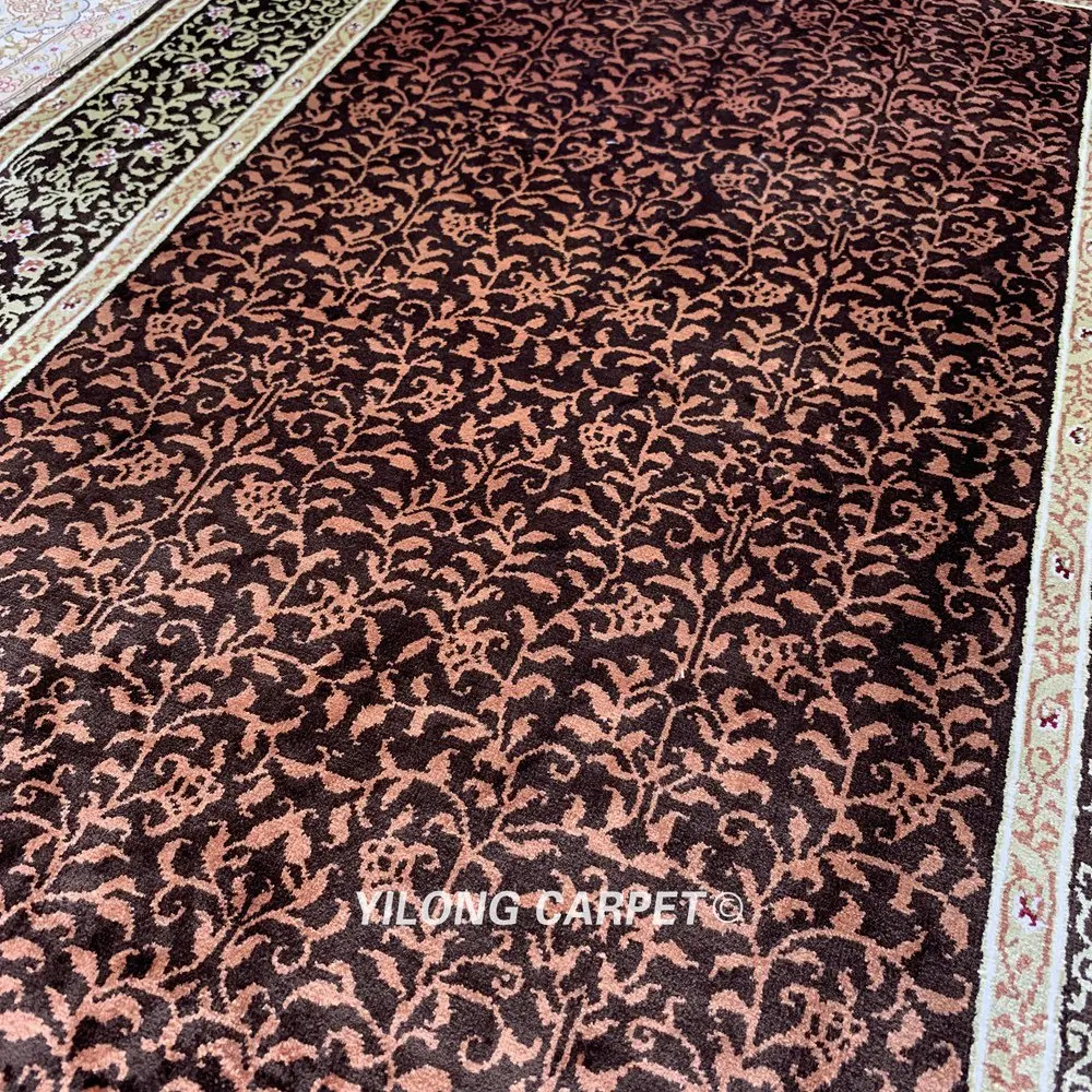 Yilong 2,5 'x4' турецкий Шелковый ковер традиционный ручной роскошный домашний Декор(HF192B
