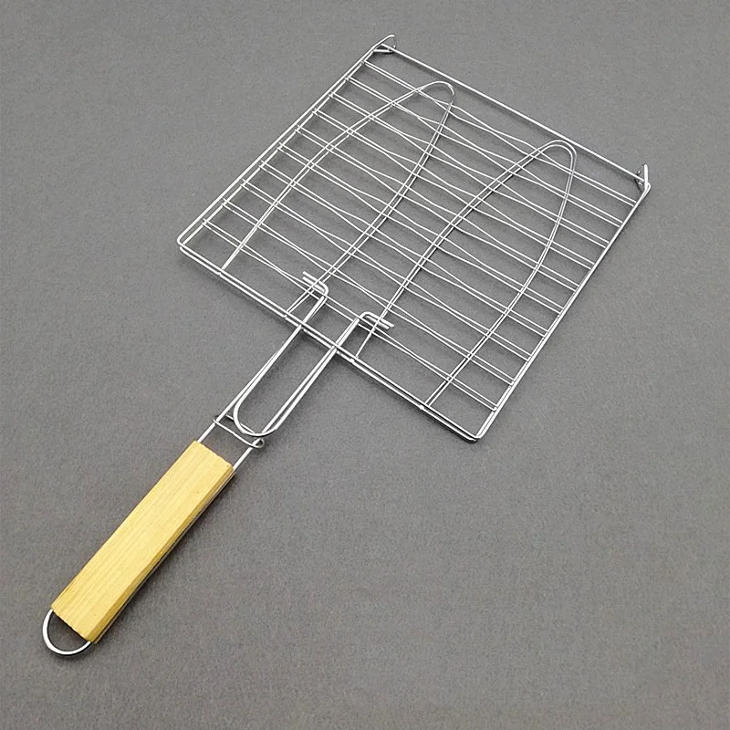 

Корзина для гриля, рыбы, барбекю, инструмент для барбекю, стальной зажим для барбекю, овощей, сетчатый держатель, портативная уличная посуда для кемпинга и пикника