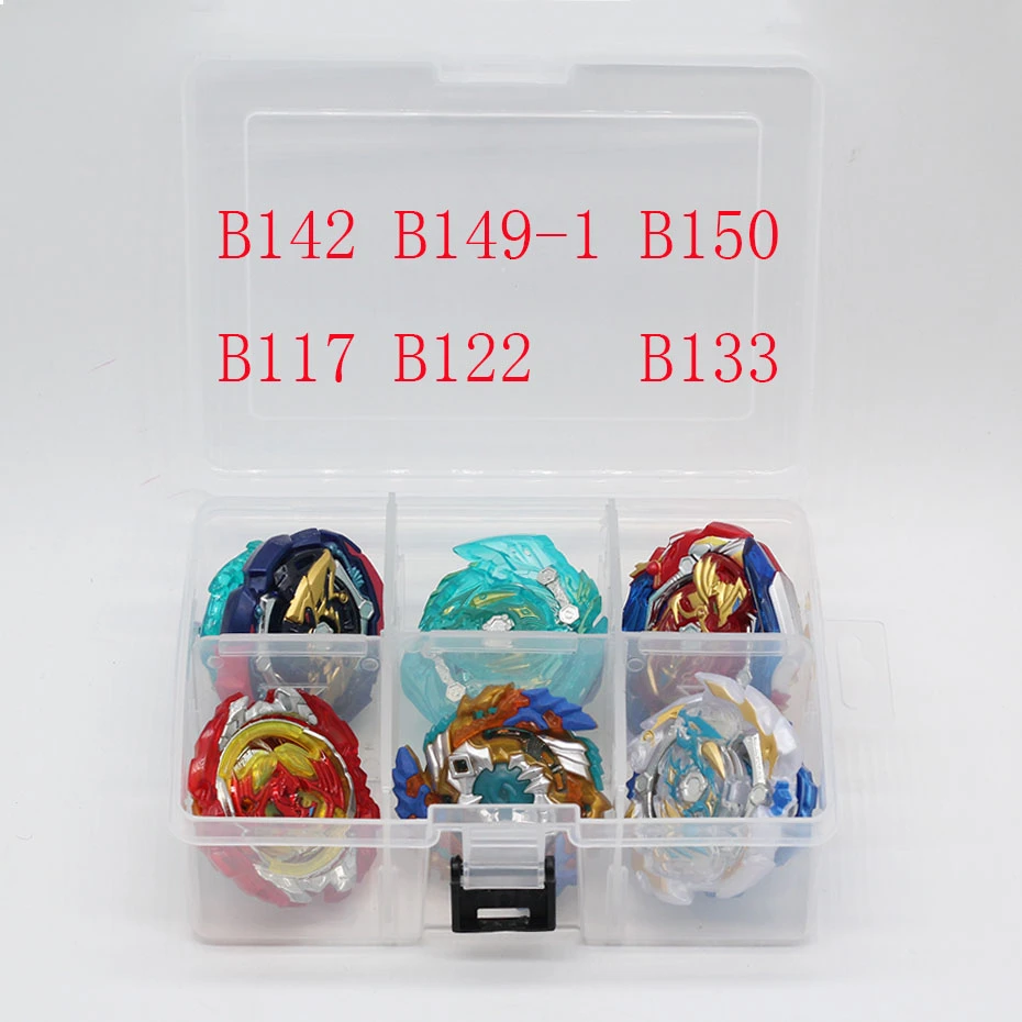 Takara Tomy Bey Bay Burst All Models Burst GT B-150 B-144 B-149 Toy Spinning Gyro Grid Plastic Storage Box Set - Цвет: 3