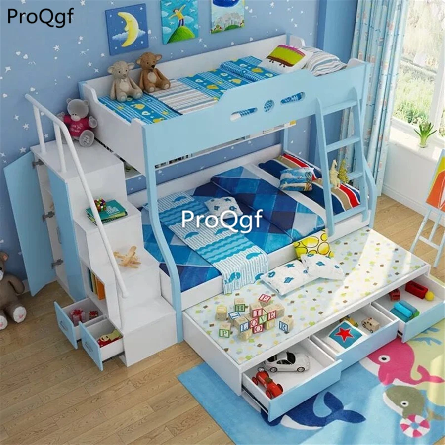 オンライン販売店 Proqgf 子供用2層ベッド 1ピース 男の子と女の子用 ベッドのみ 激安の商品 Pnlp Sn