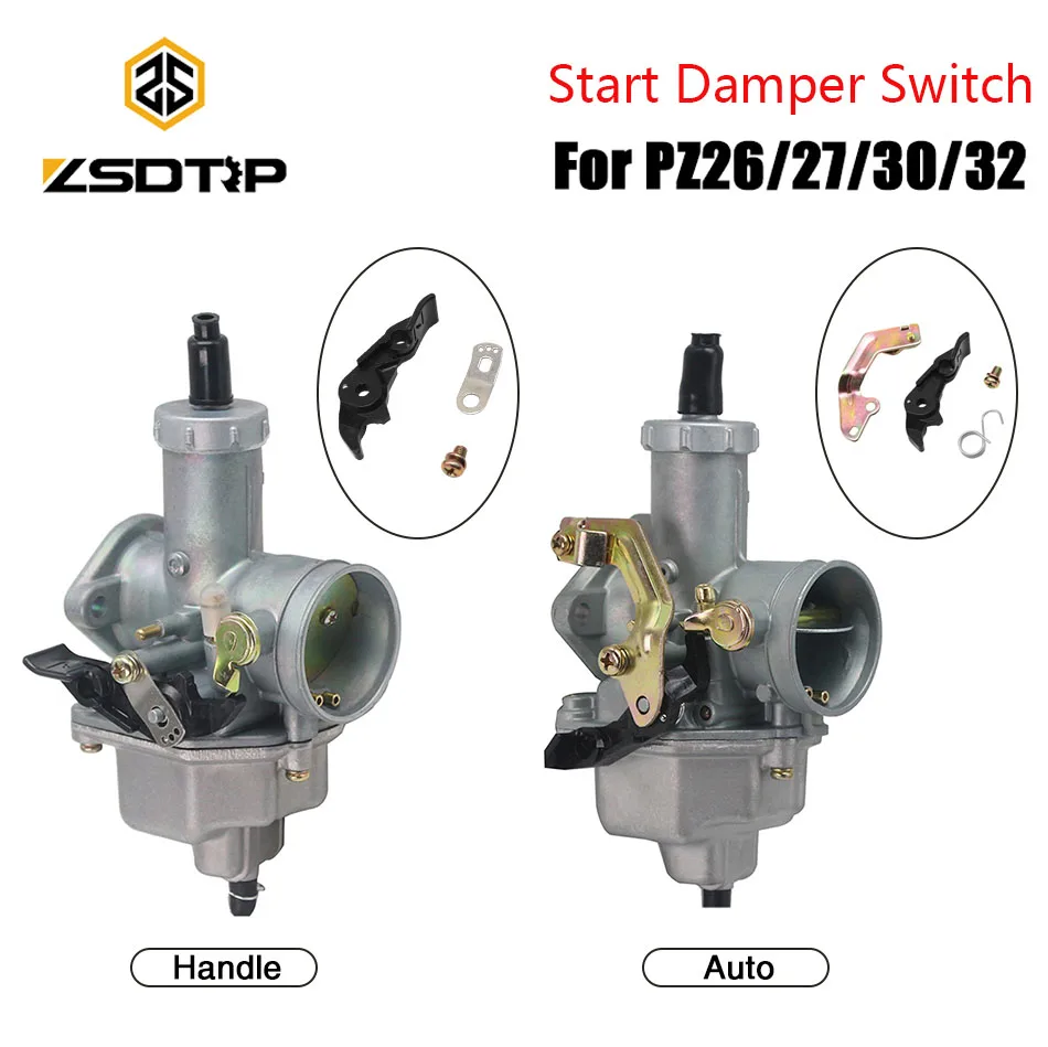 ZSDTRP For Keihi Carburetor PZ26/27/30/32 Carburetor Start Damper Switch Manual/Automatic For Keih Carb PZ30 Starter Valve Set
