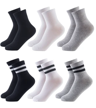 

Boys Socks Fit for 2-15 Years Old Boys and Girls Cotton Athletic Ankle Socks for Toddler Kids and Big Kids