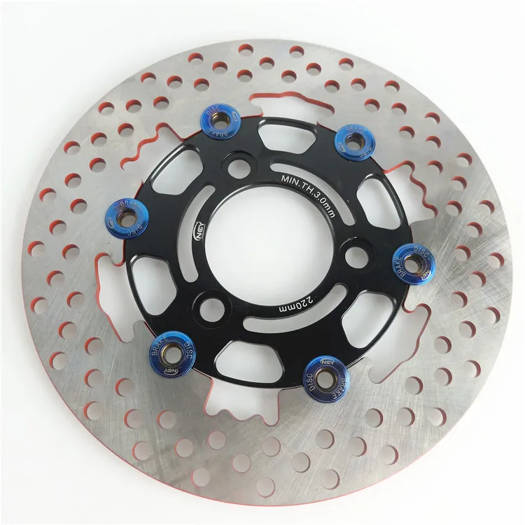 Дисковый ротор DIO Rotor 220 мм для скутера черный Звездный не RPM BWS|Тормозные диски| |